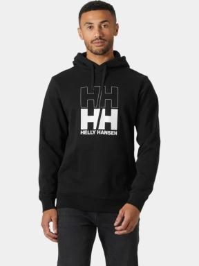 Helly Hansen Core Graphic Hoodie férfi kapucnis pulóver fekete színben 1