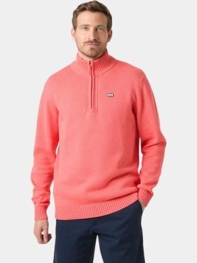 Helly Hansen Smoegen 1/2 Zip Sweater férfi kötött pulóver piros színben 1