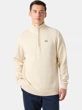 Helly Hansen Smoegen 1/2 Zip Sweater férfi kardigán homok színben 1