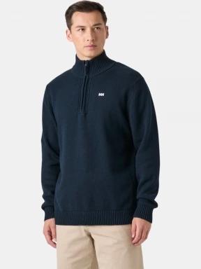 Helly Hansen Smoegen 1/2 Zip Sweater férfi kardigán sötétkék színben 1