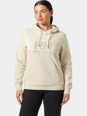 Helly Hansen W Hh Logo Hoodie női kapucnis pulóver homok színben 1