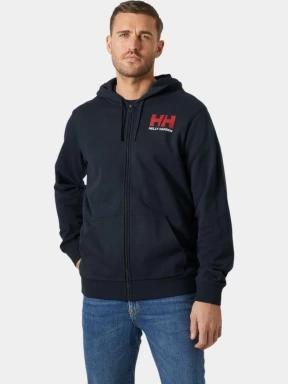 Helly Hansen Hh Logo Fz Hoodie férfi kapucnis pulóver sötétkék színben 1
