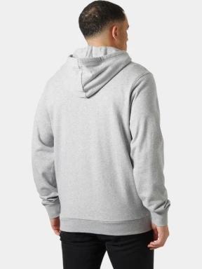 Helly Hansen Hh Logo Fz Hoodie férfi kapucnis pulóver szürke színben 3