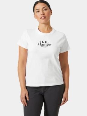 Helly Hansen W Core Graphic T-Shirt 2.0 női rövid ujjú póló fehér színben 1