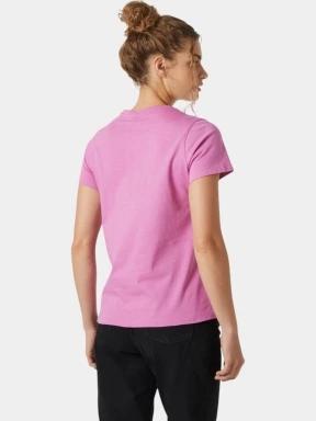 Helly Hansen W Core Graphic T-Shirt 2.0 női rövid ujjú póló magenta színben 3