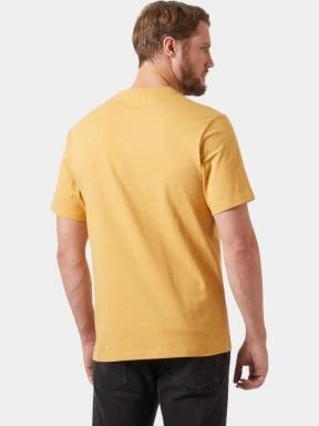 Helly Hansen Hh Logo T-Shirt 3.0 férfi rövid ujjú póló sárga színben 3