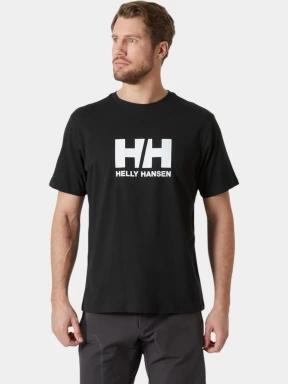 Helly Hansen Hh Logo T-Shirt 3.0 férfi rövid ujjú póló fekete színben 1