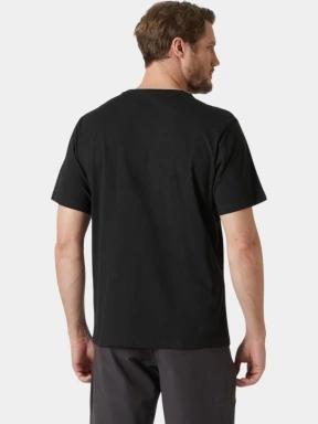 Helly Hansen Hh Logo T-Shirt 3.0 férfi rövid ujjú póló fekete színben 3