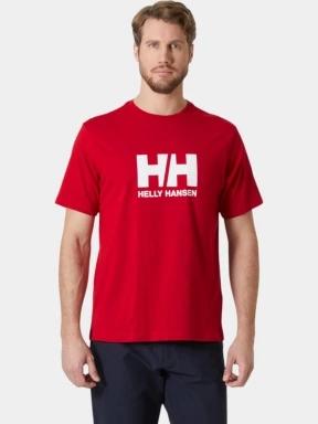 Helly Hansen Hh Logo T-Shirt 3.0 férfi rövid ujjú póló piros színben 1