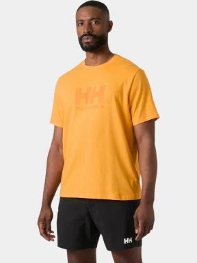 Helly Hansen Hh Logo T-Shirt 3.0 férfi rövid ujjú póló narancssárga színben 1