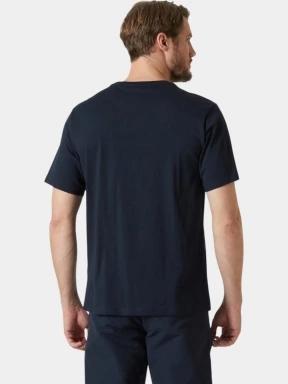 Helly Hansen Hh Logo T-Shirt 3.0 férfi rövid ujjú póló sötétkék színben 3