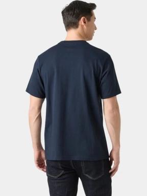 Helly Hansen Hh Logo T-Shirt 3.0 férfi rövid ujjú póló sötétkék színben 3