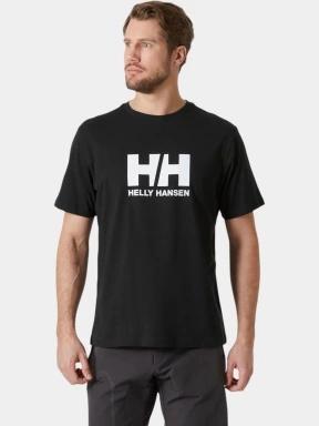Helly Hansen Hh Logo T-Shirt 3.0 férfi rövid ujjú póló fekete színben 1