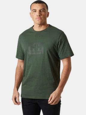 Helly Hansen Hh Box T 2.0 férfi rövid ujjú póló zöld színben 1