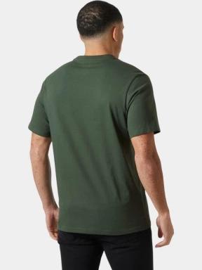 Helly Hansen Hh Box T 2.0 férfi rövid ujjú póló zöld színben 3