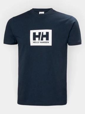 Helly Hansen Hh Box T 2.0 férfi rövid ujjú póló sötétkék színben 1