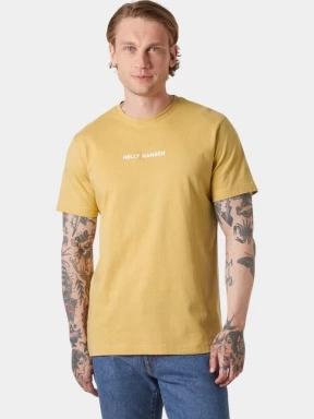 Helly Hansen Core T-Shirt 2.0 férfi rövid ujjú póló sárga színben 1