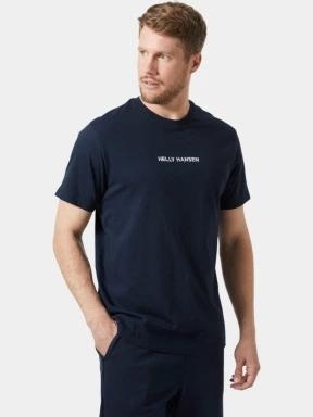 Helly Hansen Core T-Shirt 2.0 férfi rövid ujjú póló sötétkék színben 1