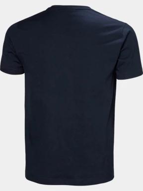 Helly Hansen Core Graphic T 2.0 férfi rövid ujjú póló sötétkék színben 3