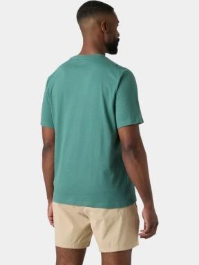 Helly Hansen Core Graphic T 2.0 férfi rövid ujjú póló zöld színben 3
