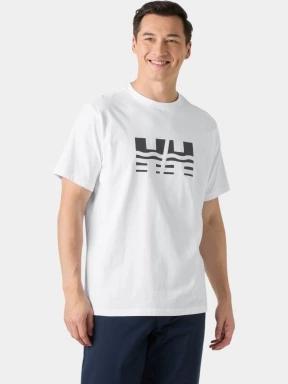 Helly Hansen Core Graphic T 2.0 férfi rövid ujjú póló fehér színben 1