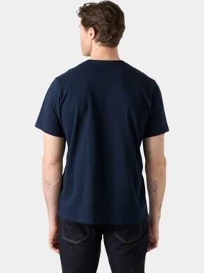 Helly Hansen Core Graphic T 2.0 férfi rövid ujjú póló sötétkék színben 3