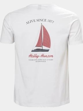 Helly Hansen Shoreline T-Shirt 3.0 férfi rövid ujjú póló fehér színben 3