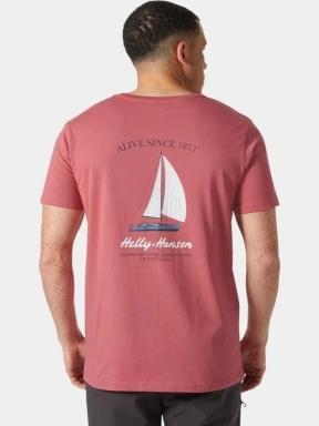 Helly Hansen Shoreline T-Shirt 3.0 férfi rövid ujjú póló piros színben 3