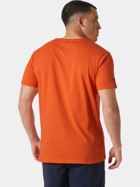 Helly Hansen Shoreline T-Shirt 3.0 férfi rövid ujjú póló narancssárga színben 3