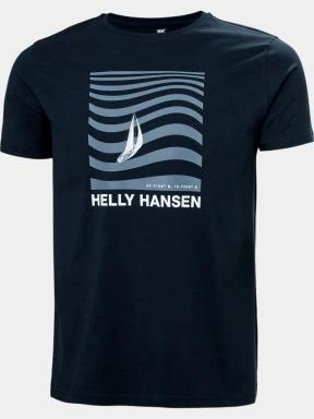 Helly Hansen Shoreline T-Shirt 3.0 férfi rövid ujjú póló sötétkék színben 1