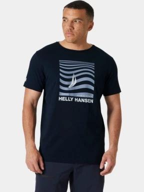 Helly Hansen Shoreline T-Shirt 3.0 férfi rövid ujjú póló sötétkék színben 1