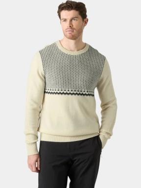 Helly Hansen Afton Knit Sweater férfi kötött pulóver homok színben 1