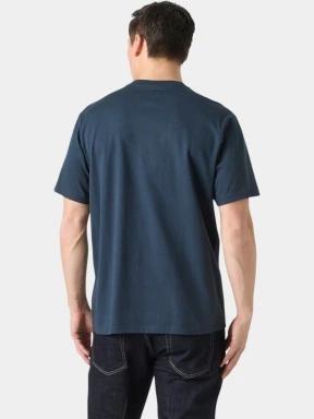 Helly Hansen Hh Staple T-Shirt férfi rövid ujjú póló sötétkék színben 3