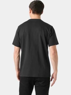 Helly Hansen Hh Staple T-Shirt férfi rövid ujjú póló fekete színben 3