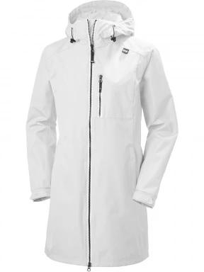 Helly Hansen W Long Belfast Jacket női esőkabát fehér színben 1