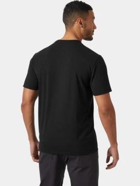Helly Hansen Skog Graphic T-Shirt férfi rövid ujjú póló fekete színben 3
