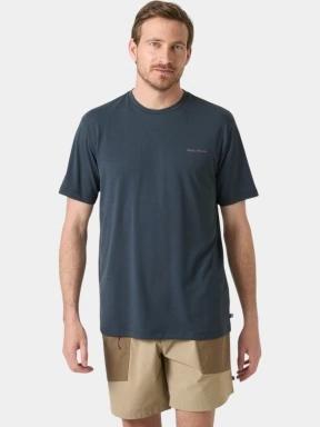 Helly Hansen Skog Graphic T-Shirt férfi rövid ujjú póló szürke színben 1