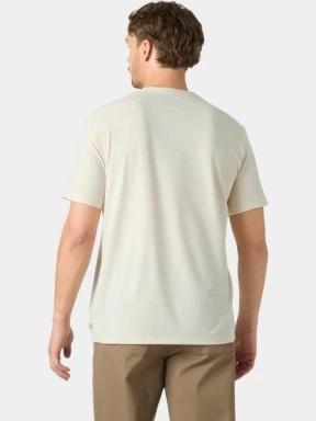 Helly Hansen Skog Graphic T-Shirt férfi rövid ujjú póló homok színben 3