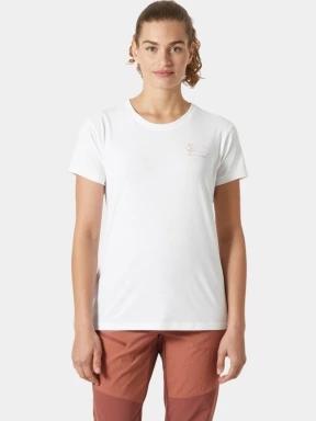 Helly Hansen W Skog Graphic Tee női rövid ujjú póló fehér színben 1