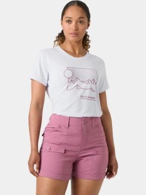 Helly Hansen W Skog Graphic Tee női rövid ujjú póló lila színben 1