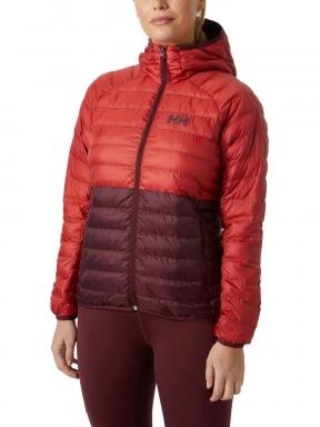 Helly Hansen W Banff Hooded Insulator női utcai kabát piros színben 1