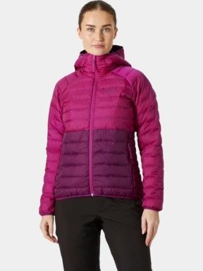 Helly Hansen W Banff Hooded Insulator női steppelt túrakabát magenta színben 1