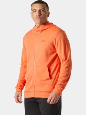 Helly Hansen Hh Lifa Tech Lite Zip Hoodie férfi kapucnis pulóver narancssárga színben 1