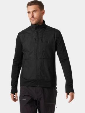 Helly Hansen Versalite Hybrid Fleece Jacket férfi hibrid felső fekete színben 1