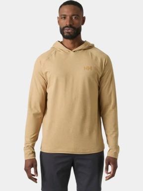 Helly Hansen Tyri Knit Hoodie férfi kapucnis pulóver homok színben 1