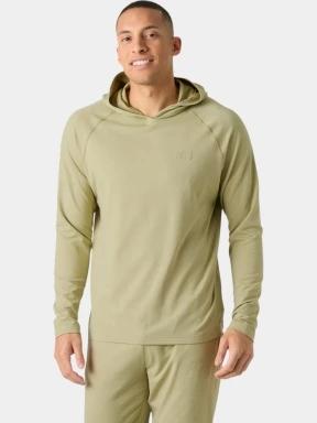 Helly Hansen Tyri Knit Hoodie férfi kapucnis pulóver zöld színben 1