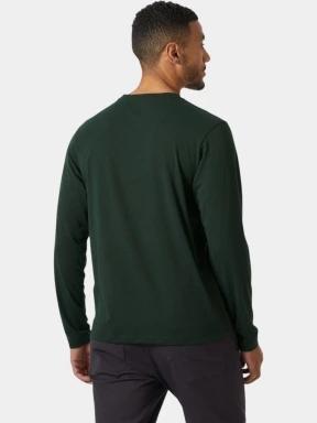 Helly Hansen Skog Graphic Ls Tee férfi hosszú ujjú póló zöld színben 3