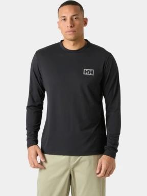 Helly Hansen Skog Graphic Ls Tee férfi hosszú ujjú póló fekete színben 1