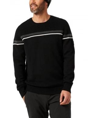 Helly Hansen Carv Knitted Sweater férfi kötött pulóver fekete színben 1