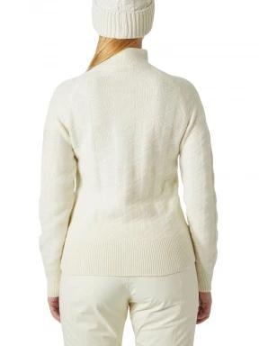 Helly Hansen W St. Moritz Knit 2.0 Sweater női kötött pulóver fehér színben 3